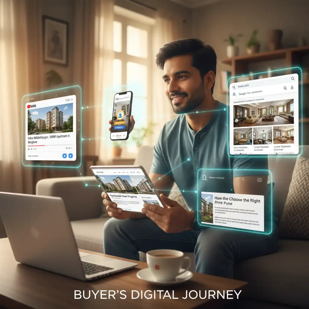 image describing real estate buyer's digital journey